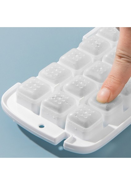 Ayrı Buz Tepsisi Pres Tipi Buz Küpü Makinesi Silikon Buz Kalıbı Kalıp Yaratıcı Saklama Kutusu Kapak Tepsileri Bar Mutfak Kare Küp Konteyner (Yurt Dışından) modelleri