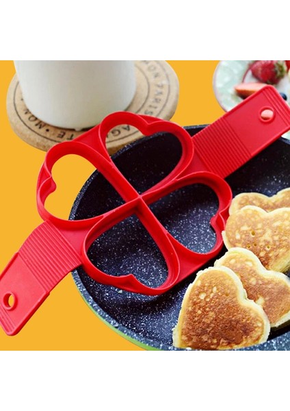 4 Delikli Yuvarlak Yumurta Gözleme Halkası Yapışmaz Gözleme Yapımcısı Kalıp Silikon Yumurta Pişirici Kızarmış Yumurta Şekillendirici Omlet Kalıpları Mutfak Pişirme Aksesuarları Için (Yurt Dışından) indirimleri