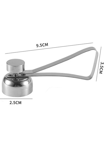 Küçük Pratik Metal Yumurta Makas Yumurta Topper Kesici Kabuk Açıcı Paslanmaz Çelik Haşlanmış Çiğ Yumurta Açık Yaratıcı Mutfak Pişirme Araçları (Yurt Dışından)