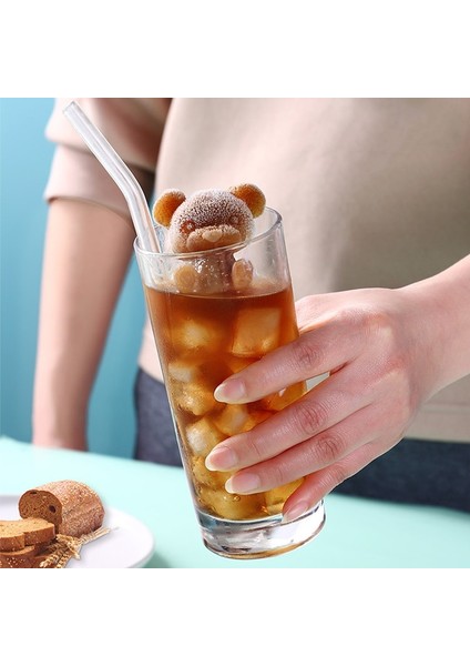 Bear-02 3D Buz Küpü Makinesi Küçük Teddy Bear Şekil Çikolatalı Kek Kalıp Tepsi Dondurma Dıy Aracı Viski Şarap Kokteyl Silikon Kalıp (Yurt Dışından) fırsatları