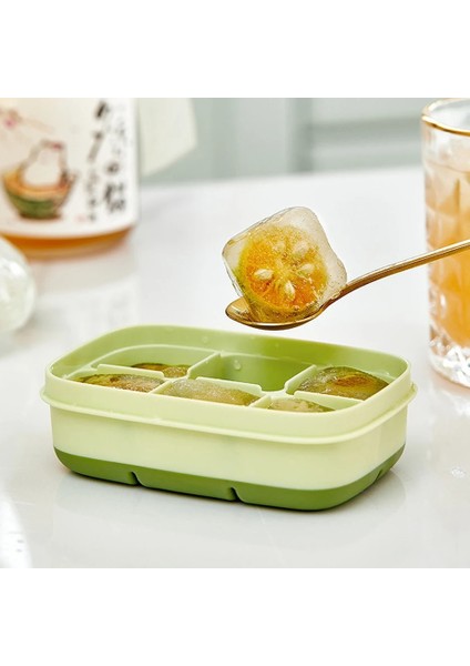 1 Adet Mavi Mini Buz Küpü Tepsileri Yeniden Kullanılabilir Silikon Buz Küpü Kalıp Küçük Kare Buz Yapım Makinesi Çıkarılabilir Kapaklı Ev Alet Kek Kalıbı (Yurt Dışından) fırsatları