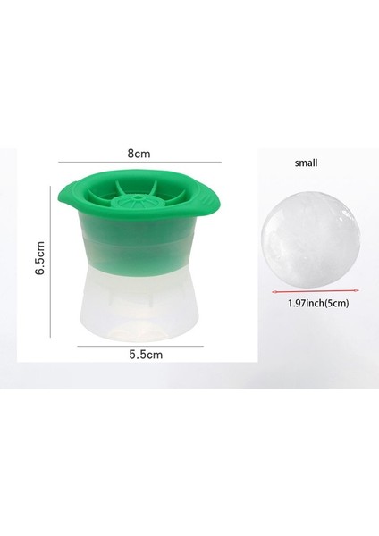 Küçük Yeşil 1 Pc Viski Yuvarlak Buz Küpü Makinesi Silikon Küresel Buz Küpü Kalıp Buz Yapım Makinesi Makinesi Hızlı Dondurucu Buz Kalıp Tepsisi Mutfak Aletleri (Yurt Dışından) fiyatları
