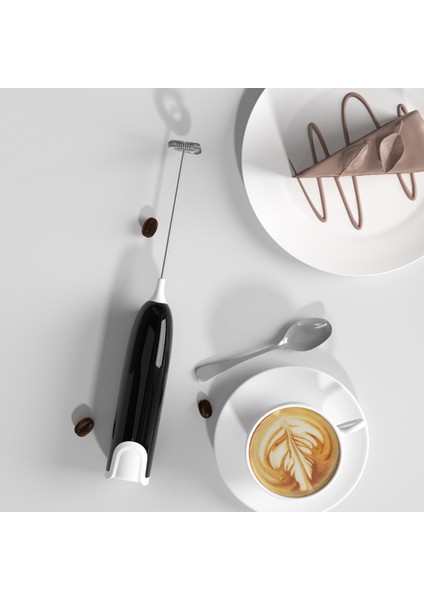 Beyaz Siyah Elektrikli Güçlü Süt Köpürtücü Mutfak Içecek Köpük Makinesi Mikser Kahve Cappuccino Kreması Çırpma Karışımı Yumurta Çırpıcı Süt Patron (Yurt Dışından) modelleri