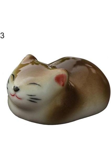 Stil 3 Hayvanlar Heykeli Çubuklarını Tutucu Minyatür Hayvanlar Süs Çubuklarını Standı Yemek Çatal Çubuklarını Dinlenme Standı Mutfak (Yurt Dışından)