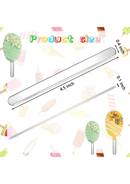 Gümüş Ayna 10 Adet Akrilik Dondurma Çubukları Dondurma Çubuğu Çocuklar El Sanatları Dıy El Yapımı El Sanatları Yapma Bebek Duş Öpücük Hediye 11.3x1 cm (Yurt Dışından) modelleri