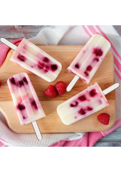 Gümüş Ayna 10 Adet Akrilik Dondurma Çubukları Dondurma Çubuğu Çocuklar El Sanatları Dıy El Yapımı El Sanatları Yapma Bebek Duş Öpücük Hediye 11.3x1 cm (Yurt Dışından) fırsatları