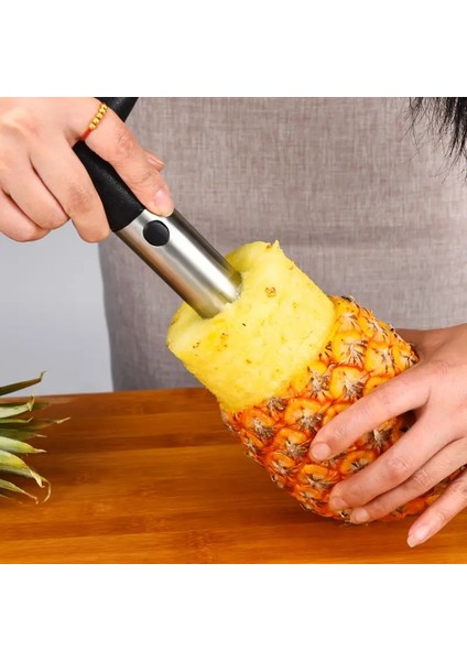 10 2.5 8.5 cm Paslanmaz Çelik Ananas Bıçağı Kesim Ananas Göz Sökücü Soyucu Ananas Armut Soyma ve Göz Kazma Aracı (Yurt Dışından) fiyatları