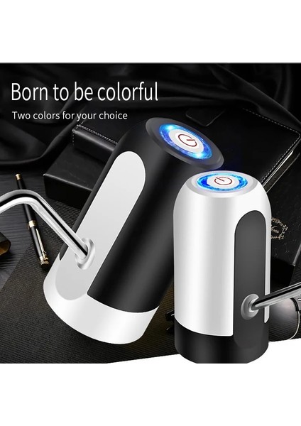 Simli Elektrikli Su Sebili Galon Pompa Tıklayın Otomatik Anahtar Içecek Pompası USB Şarj Su Pompası Şişesi 19 Litre Mutfak Malzemeleri (Yurt Dışından) fiyatları