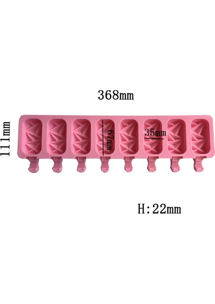 018 Beyaz 8 Delik Silikon Dondurma Formları Popsicle Kalıpları Dıy Ev Yapımı Tatlı Dondurucu Meyve Suyu Buz Pop Küp Makinesi Kalıp Sopalarla (Yurt Dışından)