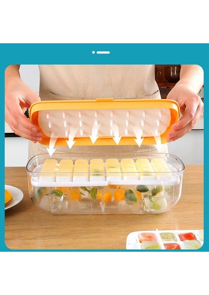 1 Adet Mavi Set Çok Fonksiyonlu 2'si 1 Arada Yeni Buz Küpü Tepsileri ve Kapaklı Kutu Silikon Alt Kalıp Yapımı Kalıp Kutusu Soğuk Içecekler Için Mutfak Bar Aracı (Yurt Dışından) fırsatları