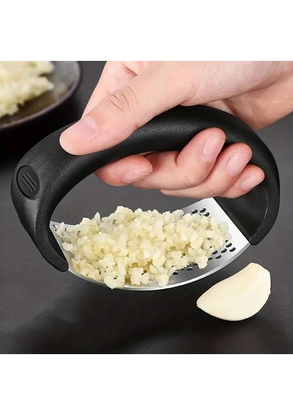 4 Adet Sarımsak Presi, 304 Paslanmaz Çelik Sarımsak Presi, Rocker Metal Sarımsak Kıyma Makinesi, Yıkanabilir Sarımsak Kırıcı, Mutfak Sarımsak Kıyıcı (Yurt Dışından)
