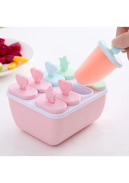 8 Grup Pembe Dondurma Kalıbı Ev Yapımı Buzlu Şeker Dıy Dondurma Buz Küpü Dondurma Buz Kafesi Ev Yapımı Buz Kutusu Buzlu Şeker Buz Tepsisi Popsicle Kalıp (Yurt Dışından) fırsatları