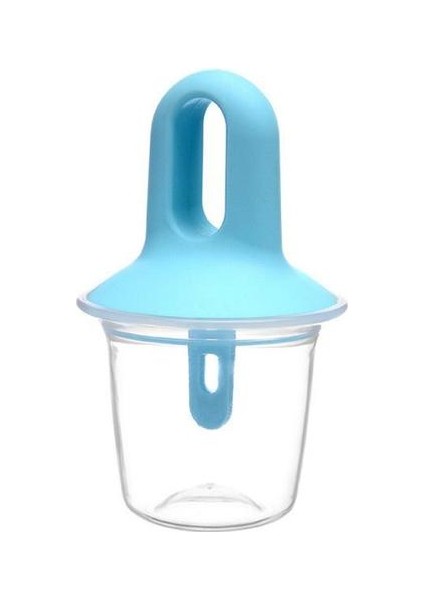 Mavi Yaklaşık 12 cm Dondurma Popsicle Kalıp Yaratıcı Dıy Makinesi Ev Yapımı Buz Kutusu Plastik Çubuk ile Buz-Lolly Kalıp Tepsisi Mutfak Aletleri (Yurt Dışından)