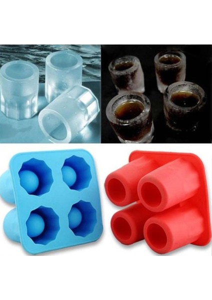 Beyaz Buz Bardağı Küp Tepsi Kalıp Shot Bardak Yapar Buz Kalıp Yenilik Hediyeler Buz Küpü Tepsi Yaz Içme Aracı Buz Shot Cam Kalıp (Yurt Dışından) modelleri