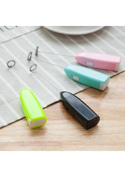 Pembe Elektrikli Yumurta Çırpıcı Süt Köpürtücü Yumurta Dize Çırpma Mikser El Kahve Cappuccino Kreması Köpüklü Karışım Çırpma Yumurta Çırpıcı (Yurt Dışından)