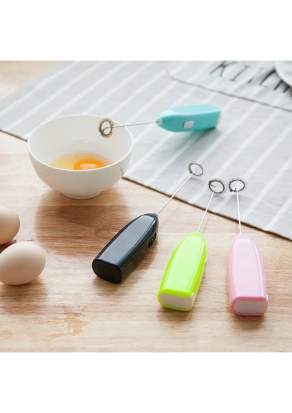 Pembe Elektrikli Yumurta Çırpıcı Süt Köpürtücü Yumurta Dize Çırpma Mikser El Kahve Cappuccino Kreması Köpüklü Karışım Çırpma Yumurta Çırpıcı (Yurt Dışından) fırsatları