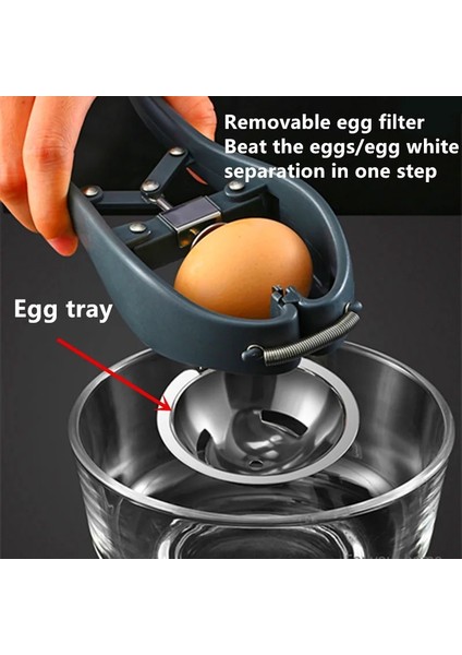 Yeşil Manuel Yumurta Araçları Paslanmaz Çelik Yumurta Açacağı Makas Yumurta Kabuğu Kraker Topper Yumurta Açacağı Ayırıcı Mutfak Aletleri Aksesuarları (Yurt Dışından) fırsatları