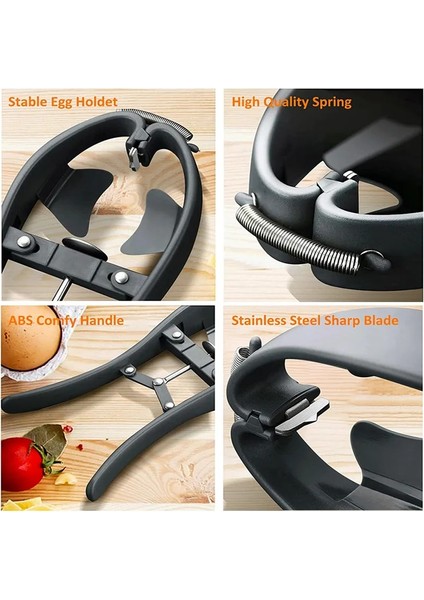 Yeşil Manuel Yumurta Araçları Paslanmaz Çelik Yumurta Açacağı Makas Yumurta Kabuğu Kraker Topper Yumurta Açacağı Ayırıcı Mutfak Aletleri Aksesuarları (Yurt Dışından) indirimleri