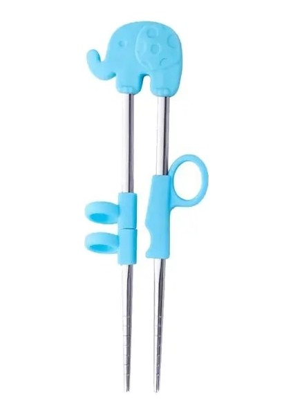 Stil 10 1 Çift Karikatür Hayvan Kafası Çubuklarını Çocuk Yeme Eğitim Çubuklarını Bebek Güvenliği Öğrenme Çubuklarını Yeniden Kullanılabilir Sofra (Yurt Dışından)