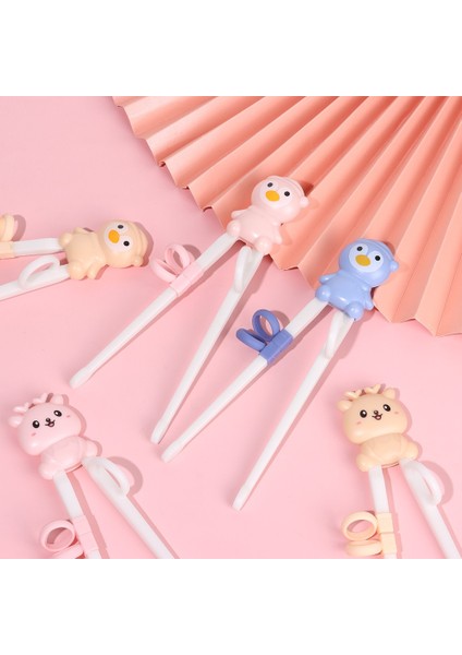 Stil 10 1 Çift Karikatür Hayvan Kafası Çubuklarını Çocuk Yeme Eğitim Çubuklarını Bebek Güvenliği Öğrenme Çubuklarını Yeniden Kullanılabilir Sofra (Yurt Dışından) indirimleri