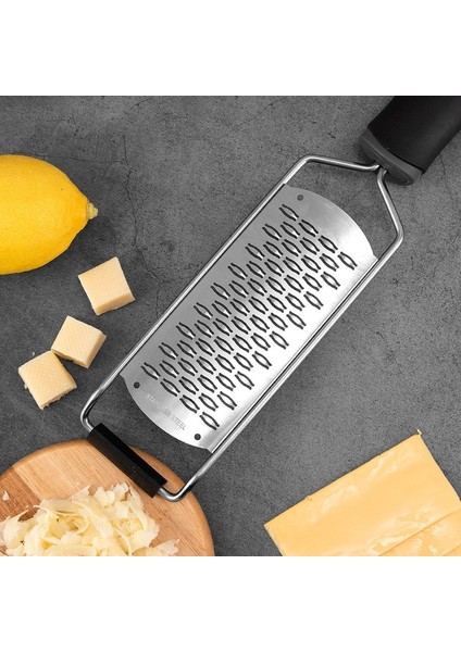F Mutfak Çok Fonksiyonlu Rende Peynir Rende Limon Rende Yuvarlak Saplı Serisi Paslanmaz Çelik Ince Dişli Peynir Rende (Yurt Dışından)