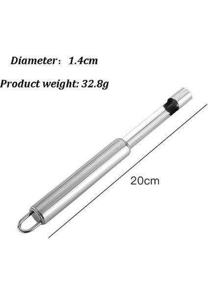1.4 cm Meyve ve Sebze Taşlayıcı Mutfak Aracı Paslanmaz Çelik Ev Alet Sebze Elma Kırmızı Hünnap Taş Meyve Oyacağı (Yurt Dışından)