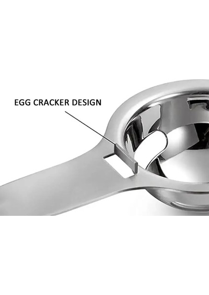 430 Mono Filtre Paslanmaz Çelik Basit Uzun Saplı Moda Pratik Yumurta Ev Dayanıklı Yumurta Ayırıcı Splitter Mutfak (Yurt Dışından) fiyatları