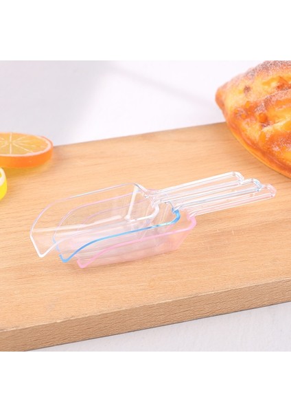 Pembe 6 Adet Plastik Şeffaf Buz Kazıyıcı Şeker Gıda Büfesi Şeker Çubuğu Kepçe Kürek Mutfak Alet Sofra Düğün Tatlı Şeker Favor (Yurt Dışından) modelleri