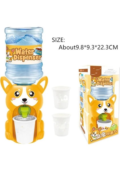 Corgi Mini Su Sebili Bebek Oyuncak Içme Suyu El Basın Su Şişesi Pompası Soğutucu Gerçekçi Sevimli Çocuk Cosplay Sahne Ev (Yurt Dışından)