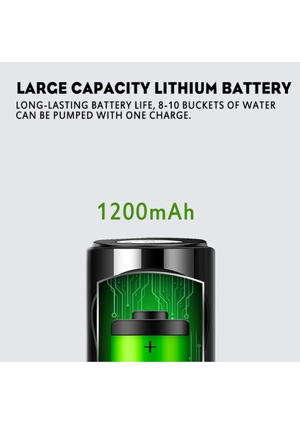 Siyah Otomatik Yumru Su Şişesi USB Şarj Namlulu Su Pompası Ev Ofis Saf Su Içme Su Sebili (Yurt Dışından) indirimleri
