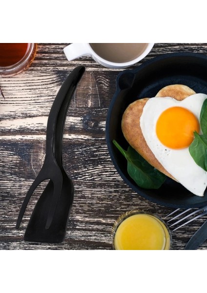Kırmızı Kavrama ve Çevirme Maşa Gözleme Tost Omlet Devrilmiş Spatula Kızarmış Yumurta Biftek Yapışmaz Isıya Dayanıklı 2'si 1 Arada Mutfak Aletleri (Yurt Dışından) fırsatları