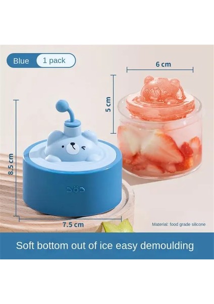 Mavi Buz Hokeyi Kalıp Ayı Dıy Ev Gıda Silikon Kendi Kendine Yapılan Dondurulmuş Kolay Kalıptan Çıkarma Karikatür Hokey Yapımcısı Mutfak Aletleri (Yurt Dışından) fiyatları
