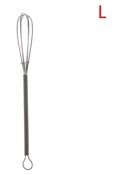 Lblack Mını Paslanmaz Çelik Çırpma Yumurta Çırpıcı Wisk Manuel Balon Tel Çırpma Süt Blende (Yurt Dışından)