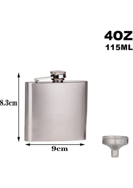 4 Oz Gümüş Bıubıutua 4 5 7 8 9 10 12 Oz Paslanmaz Çelik Mini Cep Şişesi Likör Viski Açık Taşınabilir Cep Şişeleri Alkol Hediye Şişesi (Yurt Dışından)