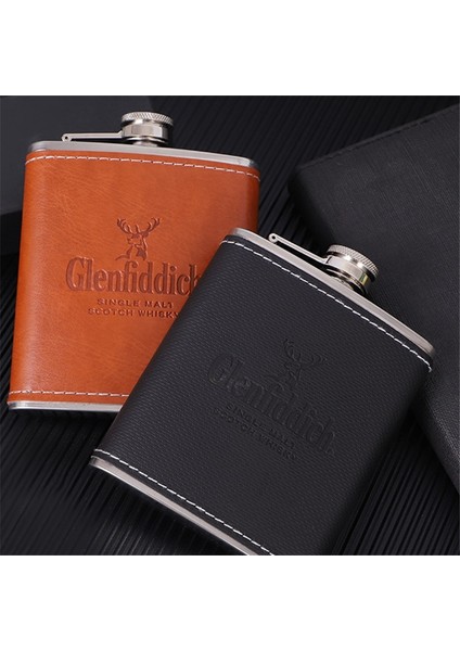 Sarı Jac Bpa Ücretsiz Mini 7 Oz Pu Deri Wrap Viski Flagon 304 Paslanmaz Çelik Cep Şişesi Alkol Şişesi Votka Cep Şişesi (Yurt Dışından)