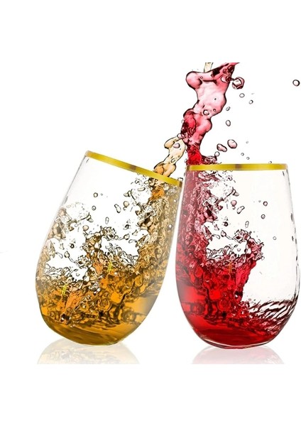 Phnom Penh Fincan 12 12/16 Oz Kırılmaz Sapsız Plastik Şarap Şampanya Bardakları Yeniden Kullanılabilir Kırılmaz Içme Bardağı Bar Ev Düğün Için (Yurt Dışından)