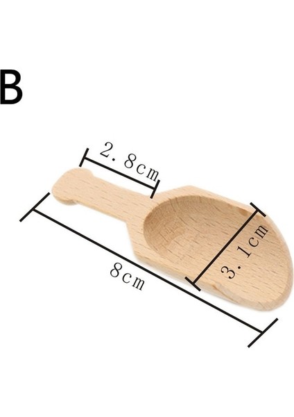 Mini Oyuncak Paslanmaz Çelik Buz Küpü Kepçe Bar Büfe Mutfak Baharat Şeker Un Fındık Kaşık Kaşık Kuru Mal Kürek Parti Mutfak Aksesuarları (Yurt Dışından)