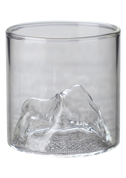 170ML-A 170ML Japonya 3D Dağ Viski Bardağı Buzul Eski Moda Viski Kaya Gözlük Kokteyl Cam Votka Bardağı Şarap Bira Tumbler Bar (Yurt Dışından)