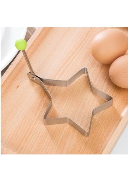 1 Adet Yıldız 5 Adet Yumurta Kalıp Paslanmaz Çelik Omlet Yumurta Kızartma Kalıp Aşk Çiçek Yıldız Şekli Yumurta Gözleme Halkası Kızarmış Yumurta Için Mutfak Aksesuarları (Yurt Dışından)