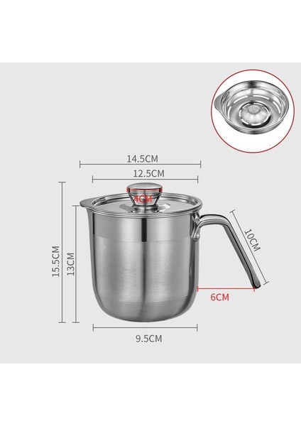 Büyük Kaplı 304 Paslanmaz Çelik Yumurta Akı Ayırıcı Yardımcı Bebek Maması Takviyesi Yumurta Sarısı Protein Filtre Kase Ev Yumurta Ayırma Seti (Yurt Dışından)
