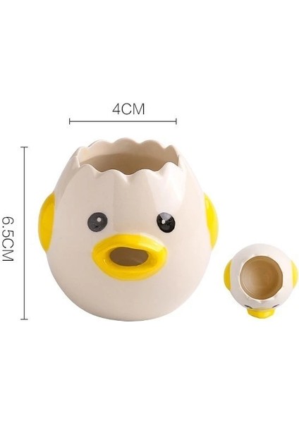 Sarı Yumurta Beyaz Sarısı Ayırıcı Aracı Tavuk Yumurta Sarısı Beyaz Ayırıcı Seramik Seramik Karikatür Civciv Yumurta Ayırıcı Mutfak Aletleri (Yurt Dışından) modelleri