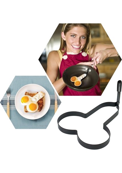 C Komik Dick Şekli Yumurta Fritöz Ev Mutfak Özel Kalıp Araçları 175*165MM Horoz Şekli Kızarmış Yumurta Kalıpları Parodi Omlet Eğlenceli Kalıp Aracı (Yurt Dışından) modelleri