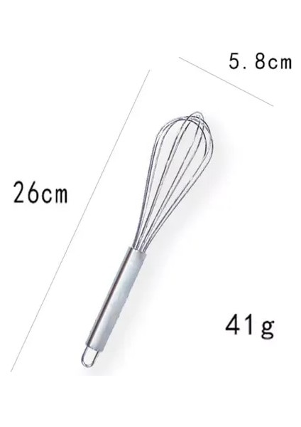 Bir Çelik Yumurta Çırpma Mutfak Tel Balon Çırpma Süt Yumurta Karıştırıcı Mutfak Pişirme Aksesuarları Çırpıcı Yumurta Karıştırma Mikser Araçları (Yurt Dışından)