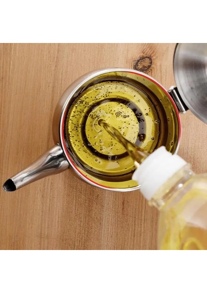 18 Oz Paslanmaz Çelik Yağlayıcı Süzgeçli Gres Saklama Kabı Paslanmaz Çelik Yağ Filtresi Kabı Süzgeçli Büyük Ghee Kabı Veya (Yurt Dışından) modelleri