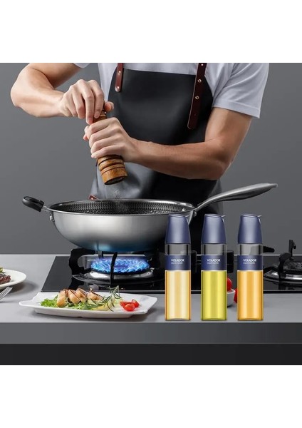 Yeşil Mutfak Yağı Şişesi Sızdırmaz Doldurulabilir Yemeklik Yağ Çeşni Dağıtıcı Barbekü Pişirme Sirke Sos Kapları Mutfak Aksesuarları (Yurt Dışından) fırsatları