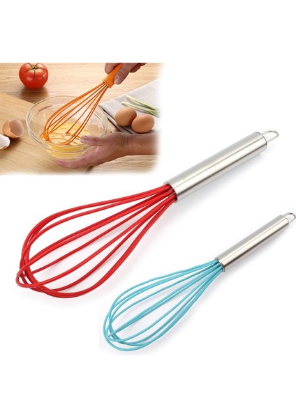 Kırmızı Katlanabilir El Yumurta Mikseri Yumurta Çırpıcı Manuel Krem/hamur Mikseri Çırpma El Blender Yumurta Karıştırma Yumurta Aracı Mutfak Aksesuarları (Yurt Dışından)