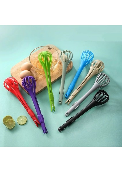 Gri Çok Fonksiyonlu Yumurta Çırpıcı Yumurta Süt Çırpma Makarna Maşası Yiyecek Klipleri Mikser Manuel Karıştırıcı Mutfak Krem Fırında Aracı Mutfak Aksesuarı (Yurt Dışından) fiyatları