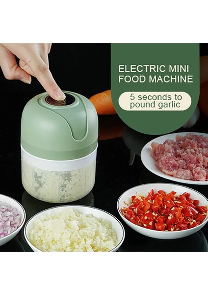 100ML ve 250ML Mini Elektrikli Sarımsak Kıyıcı USB Kıyma Makinesi Sarımsak Ezici Makinesi Sağlam Dayanıklı Ezilmiş Zencefil Sebze Kırıcı Mutfak Aracı (Yurt Dışından) modelleri