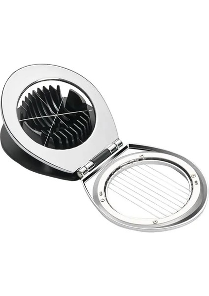 Gümüş Yumurta Dilimleyici Kaymaz Alt Haşlanmış Yumurta Dilimleyici 2 Mod Emek Tasarrufu Sağlayan Haşlanmış Yumurta Kesici Restoran Aksesuarı (Yurt Dışından)