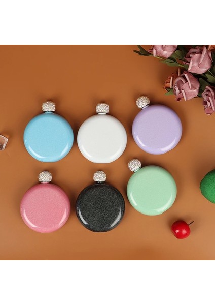 Lpl 5 Oz Sevimli Likör Şişesi Kadınlar Için 304 Paslanmaz Çelik Pretty Glitter Kaplama Viski Şişesi Açık Taşınabilir Bira Şişesi Kapağı (Yurt Dışından) fırsatları